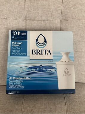 NEW Brita Standard Replacement Water Filters - 10 packs